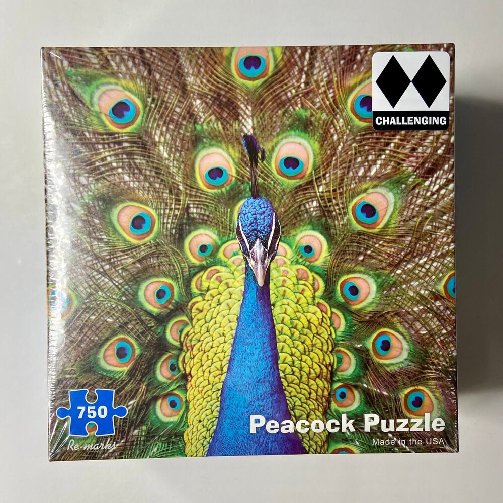 Challenging Peacock Puzzle 750pc NEW